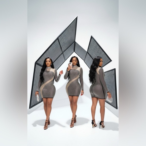 PR BEST CURVYS Dresses & Skirts - CRYSTAL MIRAGE DRESS